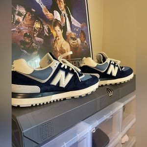 New Balance 574 Legacy, Blue, Size 13